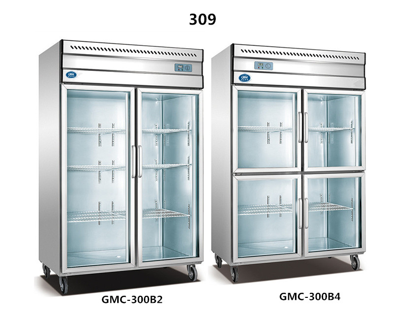 309玻璃門單溫廚房冷柜（標準款）